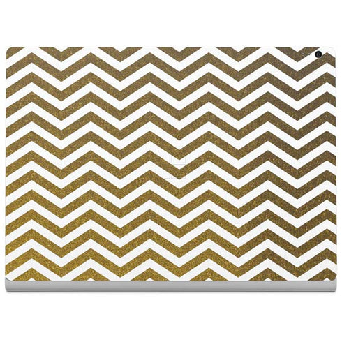 Gold Chevron Surface Book 2 13.5in Skin